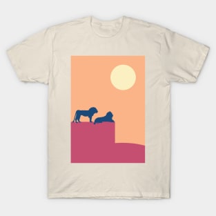 Lions in the savanna T-Shirt